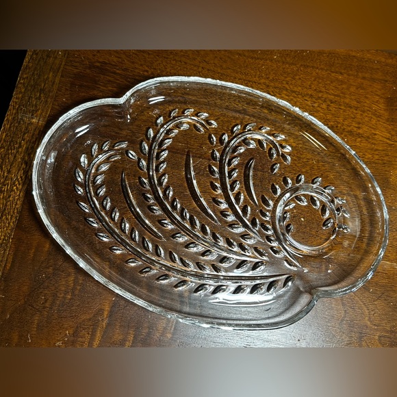 Vintage Federal Glass Hospitality Snack Lunch Set - Picture 3 of 5